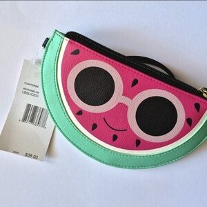 Fun Watermelon Slice Wristlet